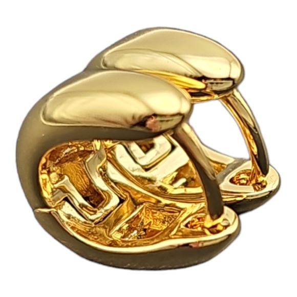 18k gold plated earrings - Picture 3 of 5